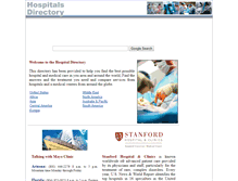 Tablet Screenshot of hospitaldir.com
